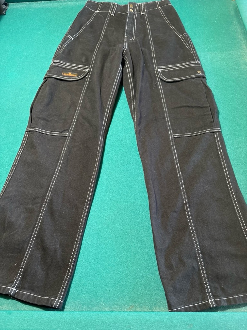 Women’s BDG Black wide Leg Cargo Pants , size 27 , $25
